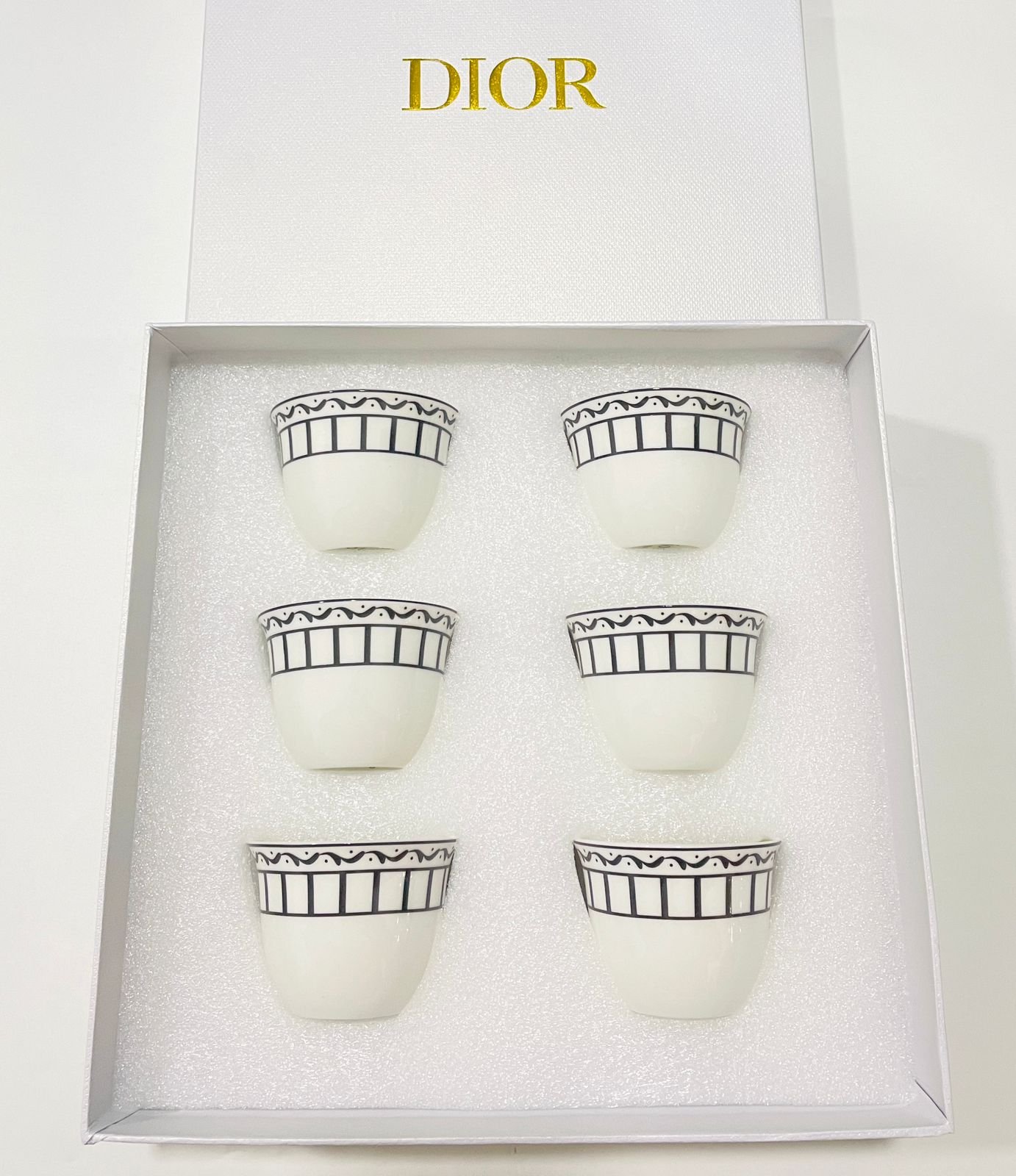 Dior Arabic coffee set of six
